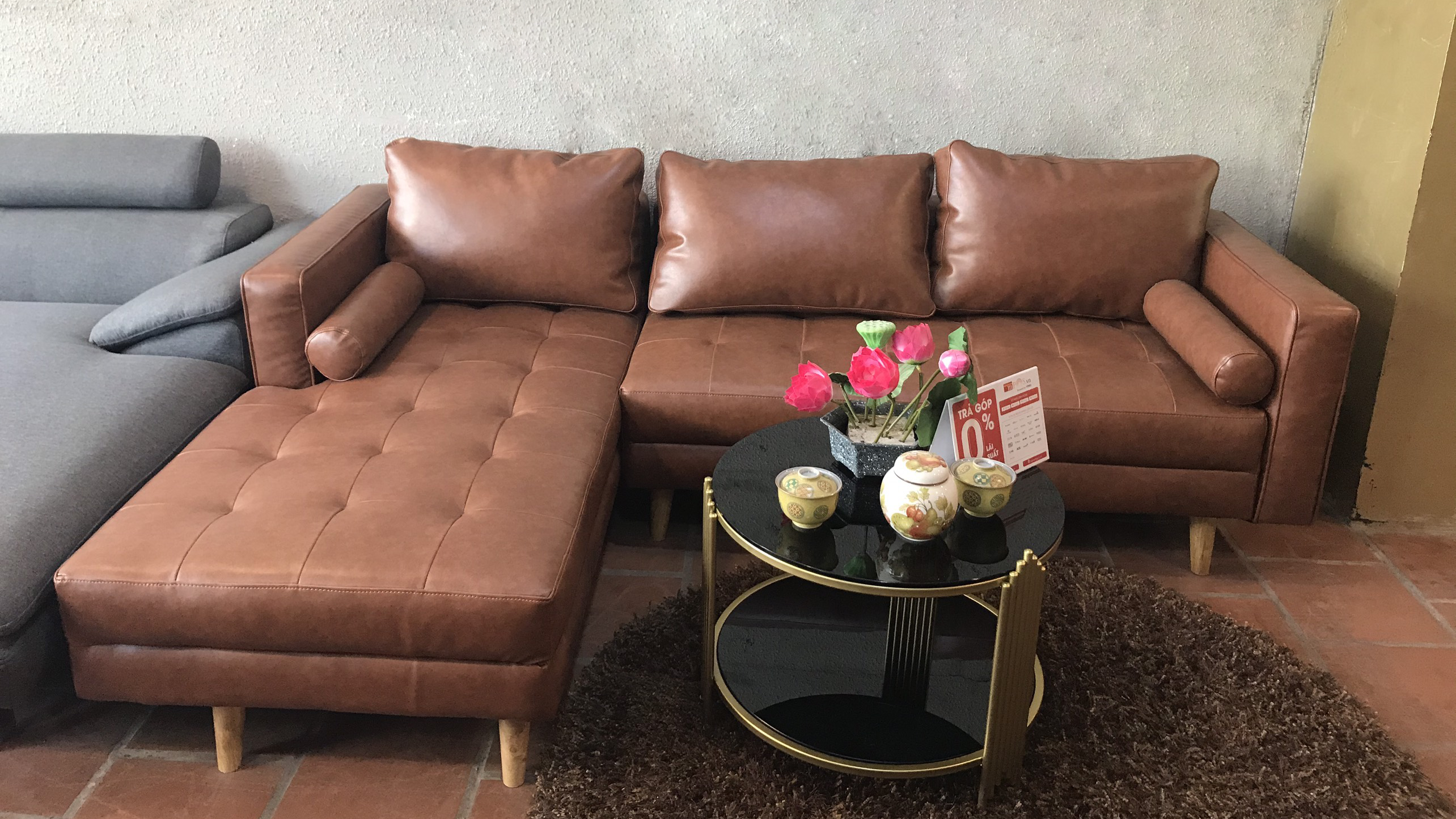 sofa da